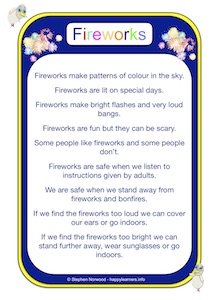Fireworks 3 Social Story