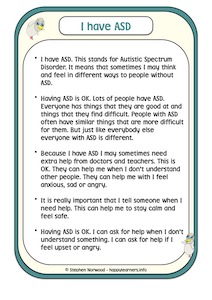 I have ASD