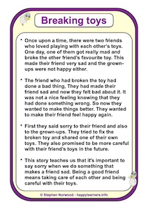 Breaking Toys Parable