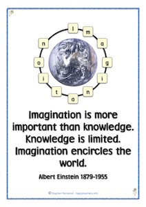 Imagination encircles the world