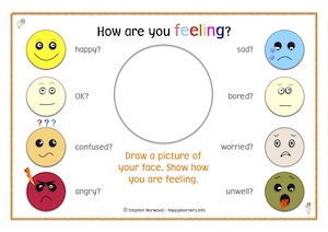 Show how you are feeling?